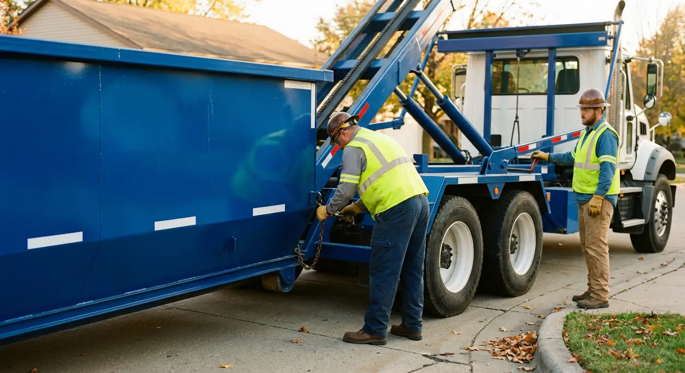 Dumpster delivery safety protocols in Garland, TX