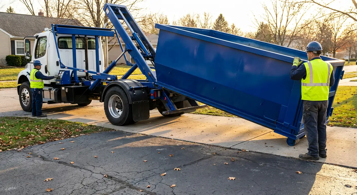 Roll-off dumpster rental service in Garland, TX