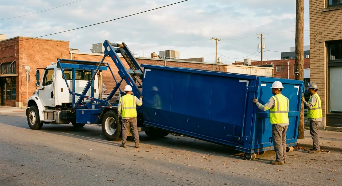 Dumpster rental service in Garland